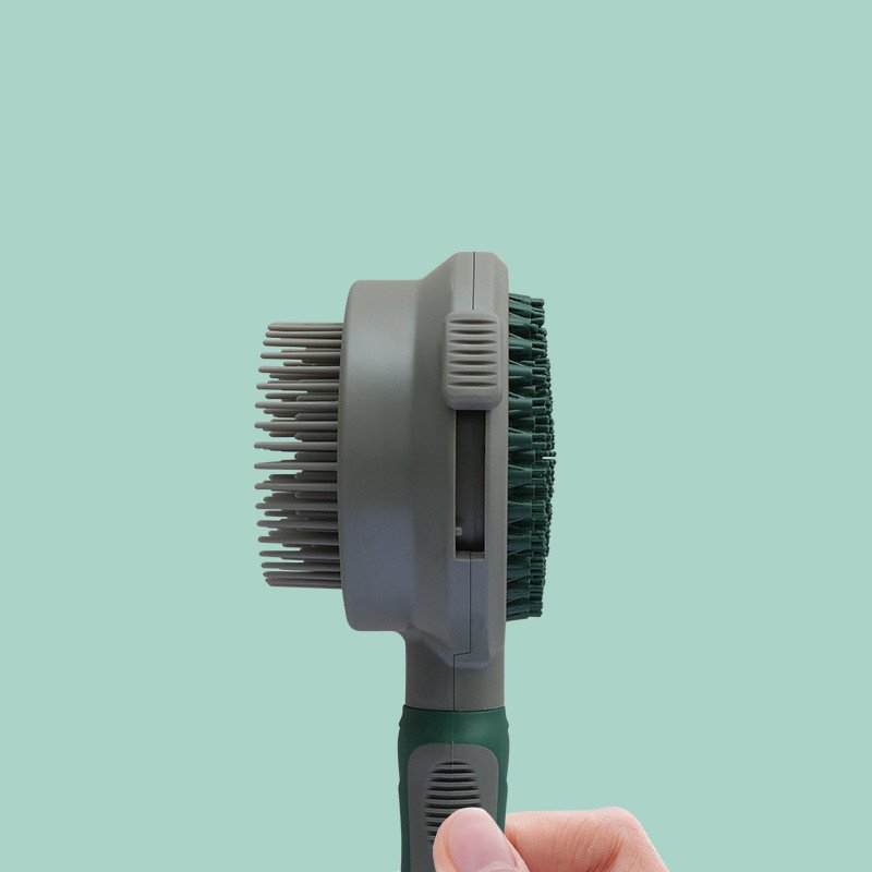 Self-Cleaning Slicker Brush – One-Click Pet Hair Removal for Dogs & Cats - Image 6