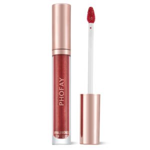Hydrating hyaluronic acid lip gloss with high-shine finish