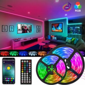 LED RGB Room Light Strips – Music Sync, App & Remote Control (US Stock, Fast Shipping)