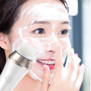 Mini rotating facial cleansing brush waterproof