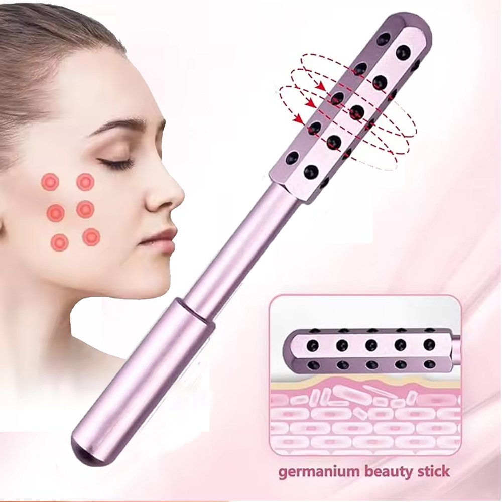 Germanium beauty roller facial massage wand