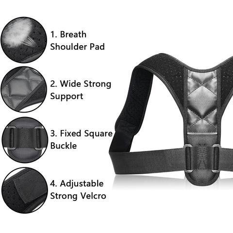 Adjustable Posture Corrector Back Brace – Comfortable Shoulder & Spine Support - Image 5