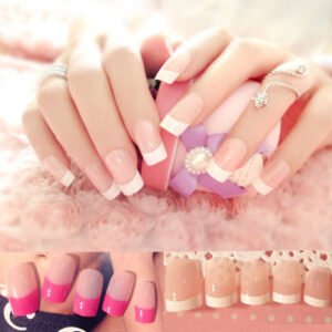 French press-on nails full cover false nail kit