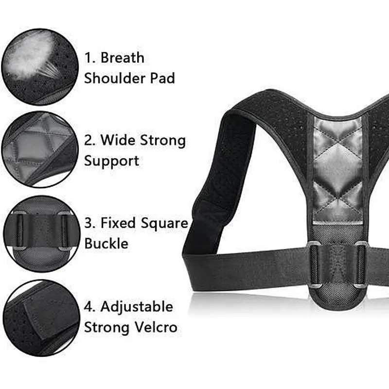 Adjustable Posture Corrector Back Brace — product photo 5