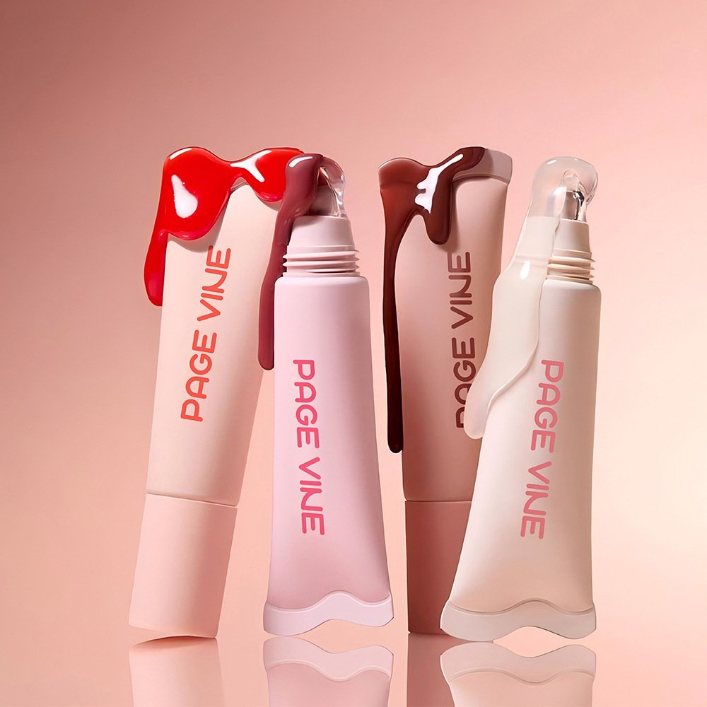 4-Color Brightening Lip Balm — Moisturizing & Exfoliating Lip Gloss - Image 9