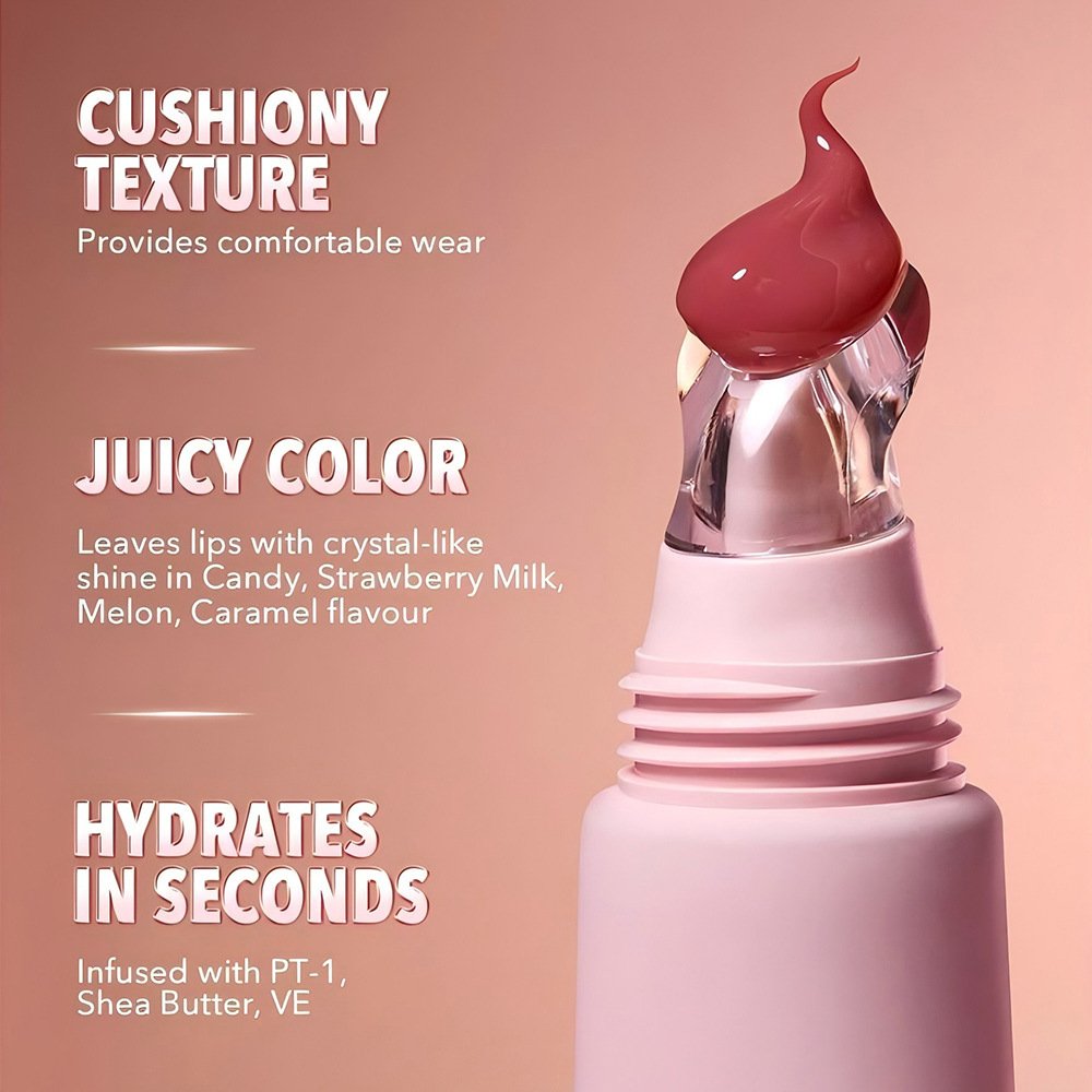 4-Color Brightening Lip Balm — Moisturizing & Exfoliating Lip Gloss - Image 4