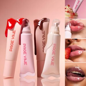 4-Color Brightening Lip Balm — Moisturizing & Exfoliating Lip Gloss
